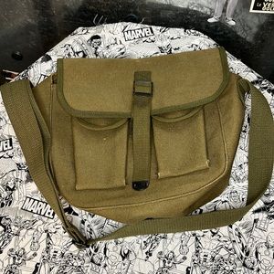 Military shoulder bag Canvas